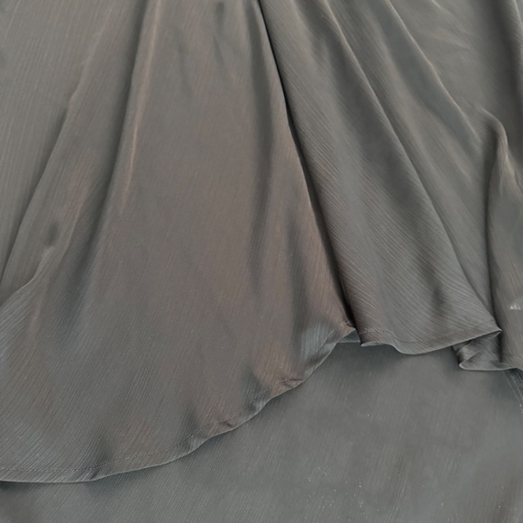 Free People Nothing Better Ruched Midi Slip Dress  XL Black New - Picture 9 of 15